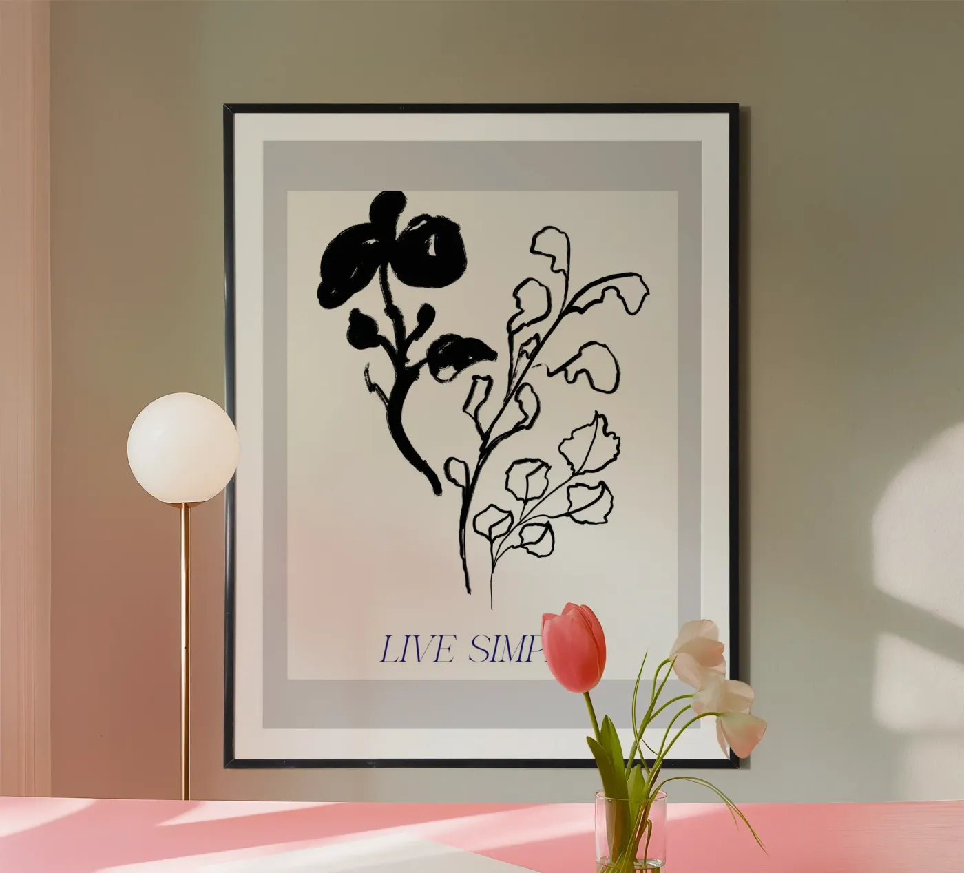 Live Simple No 02 poster da treechild