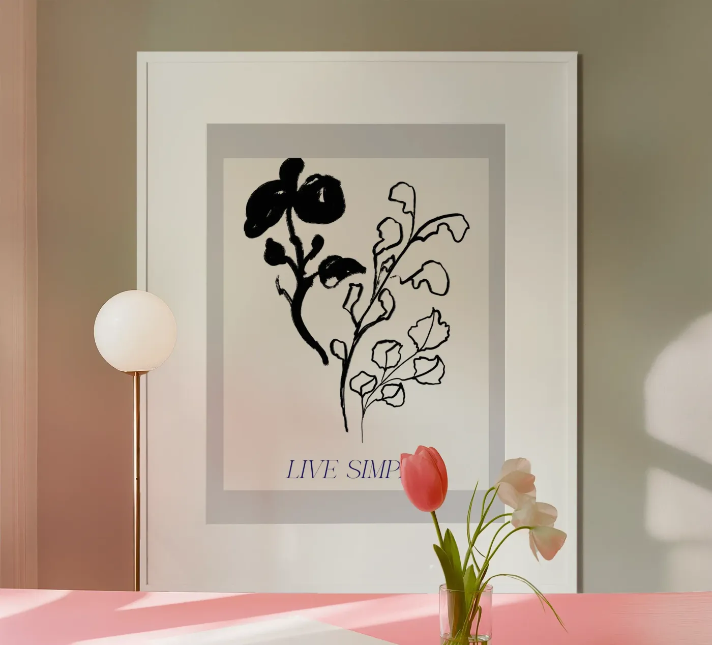Live Simple No 02 poster da treechild