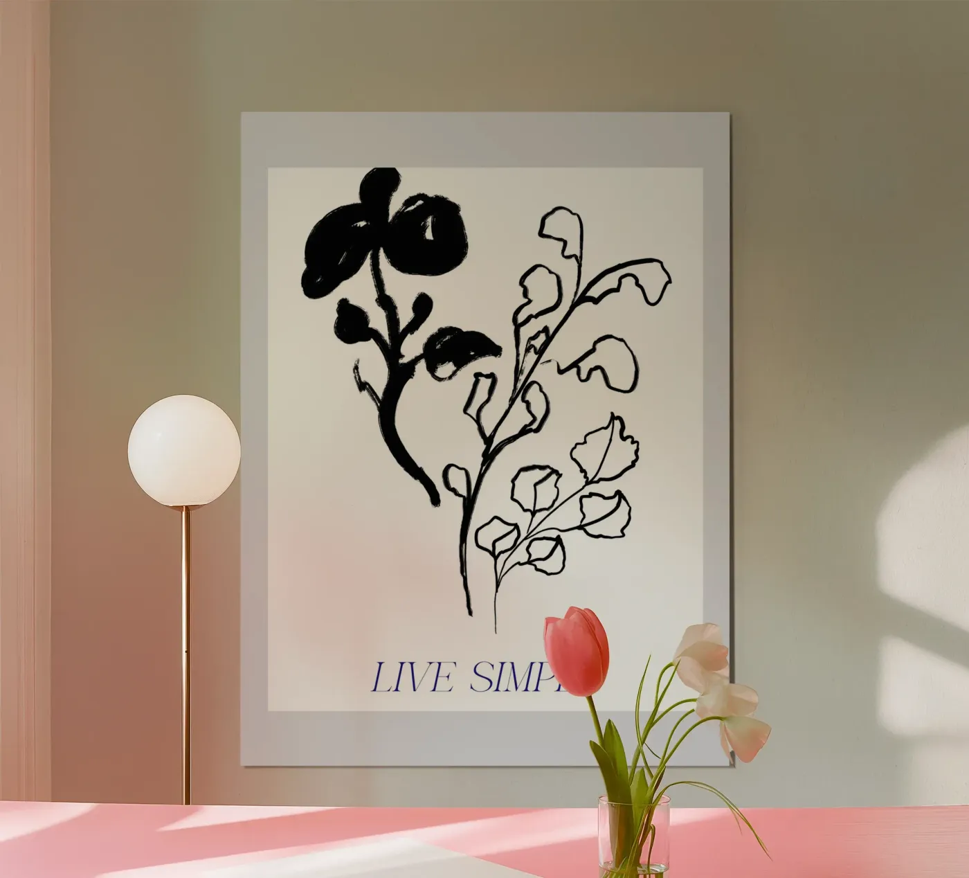 Live Simple No 02 poster da treechild