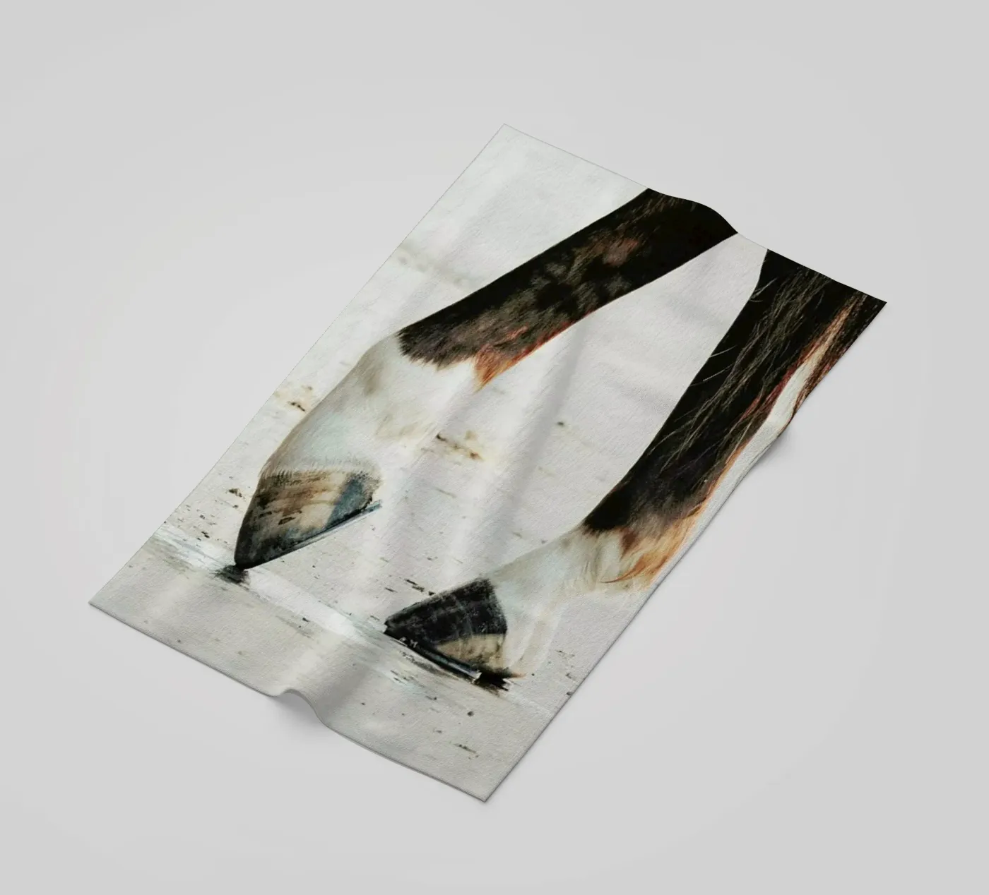 Tango beach towel by Ingrid Beddoes