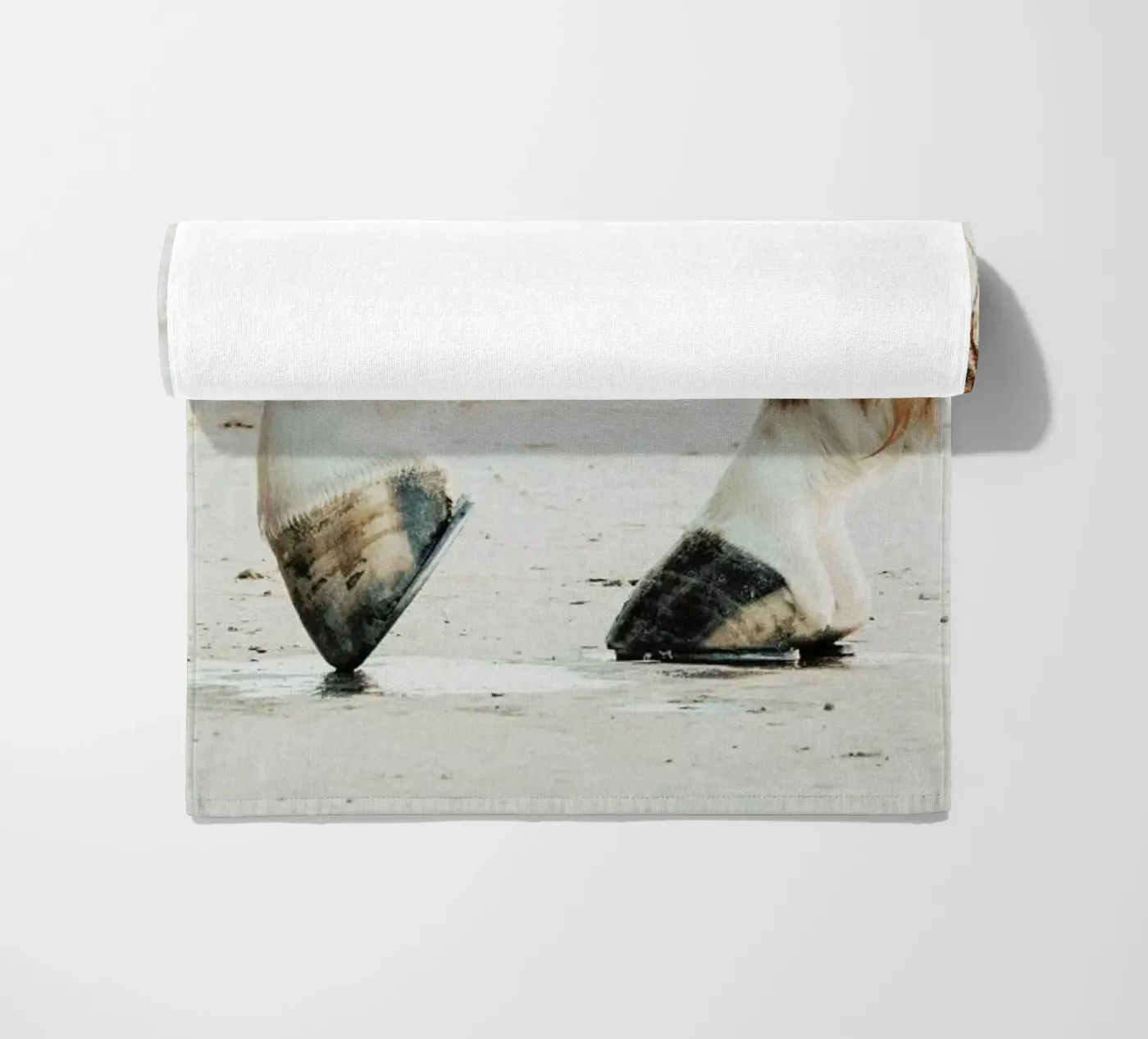 Tango beach towel by Ingrid Beddoes