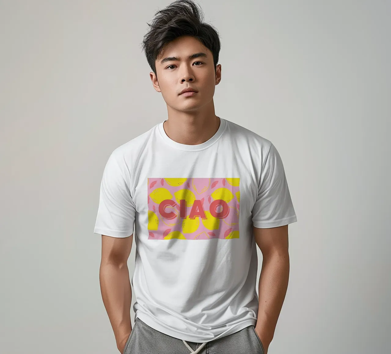 Ciao with lemons t-shirt da Ohkimiko