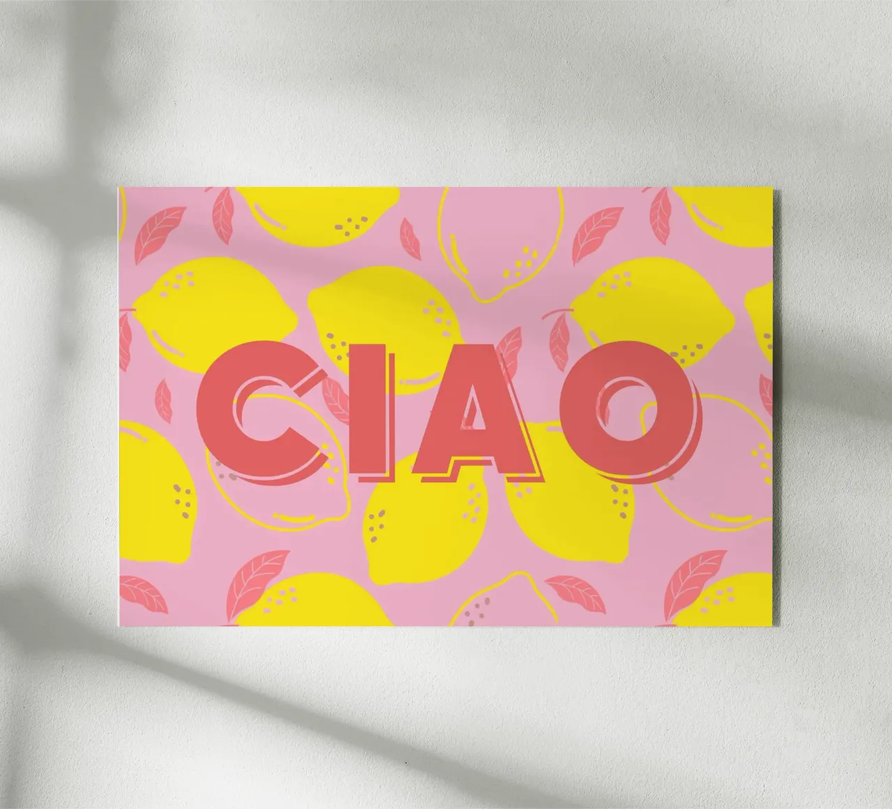 Ciao with lemons plexiglass da Ohkimiko