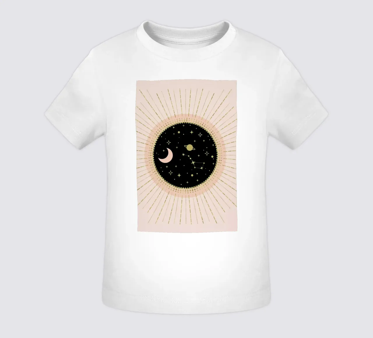 Love in Space Baby T-Shirt von cafelab