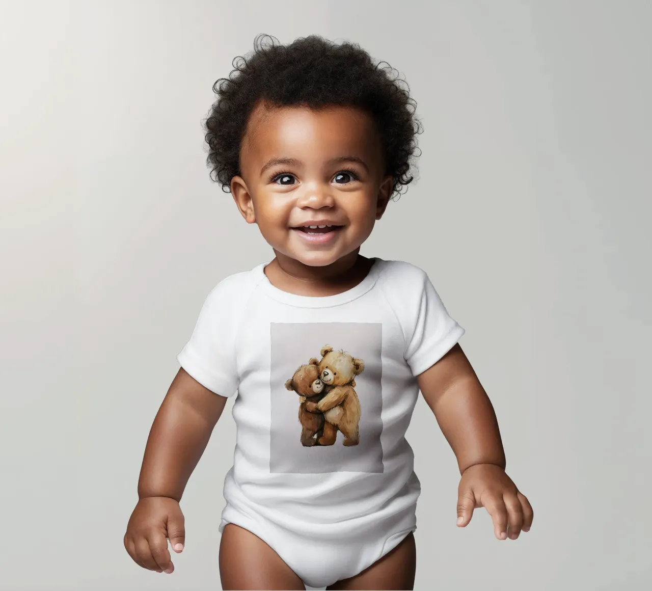 Amore per gli orsi body neonato maniche corte da KidzStudio