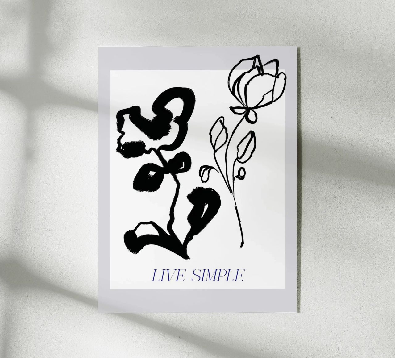 Live Simple No 03 plexiglass da treechild