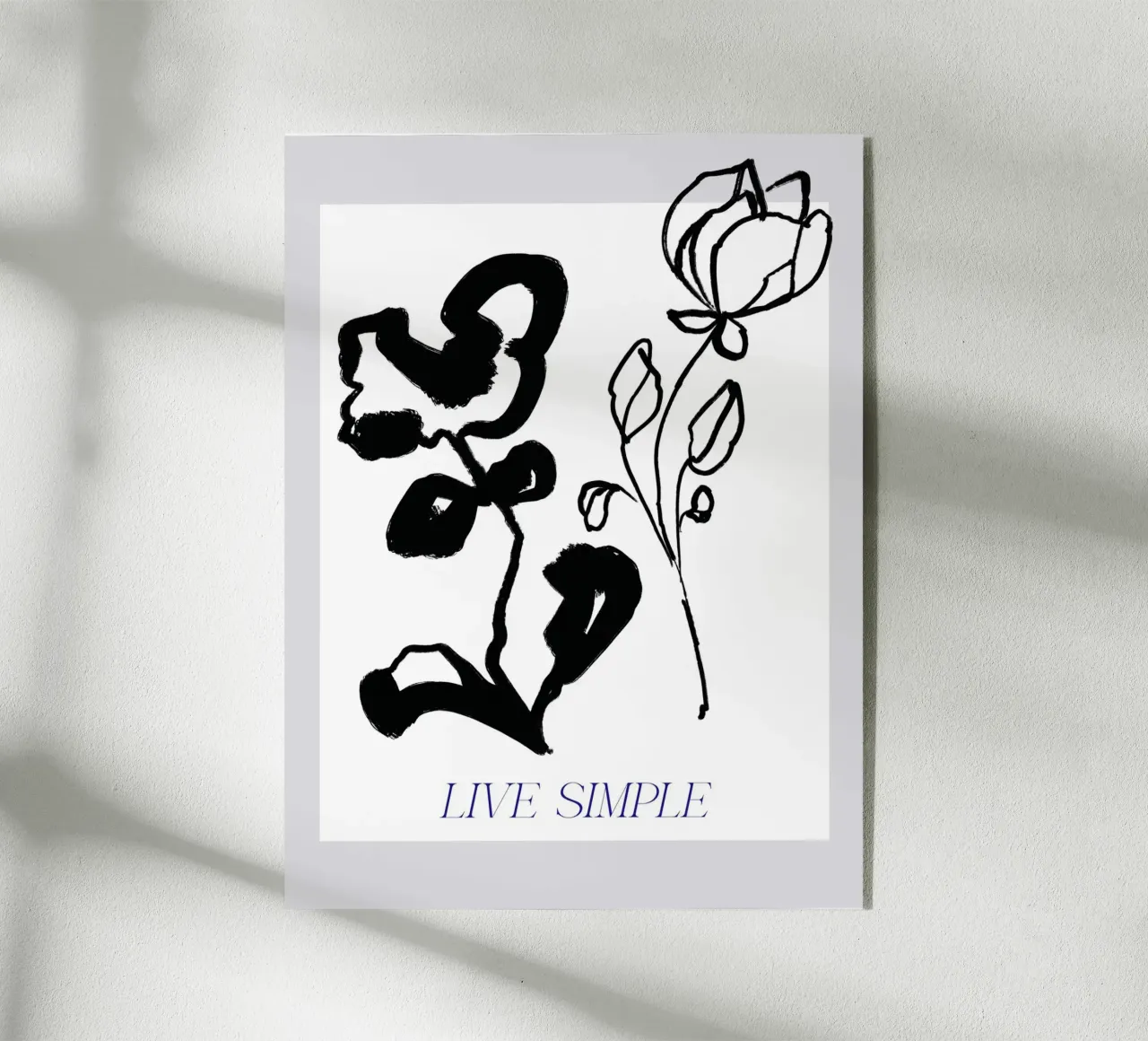 Live Simple No 03 plexiglass da treechild