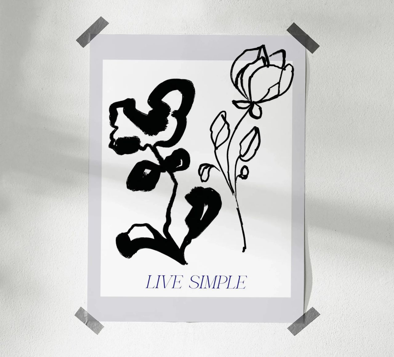 Live Simple No 03 poster de treechild