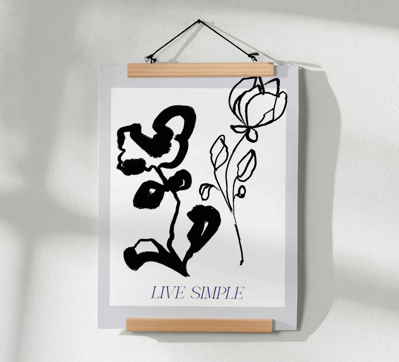 Live Simple No 03 poster de treechild