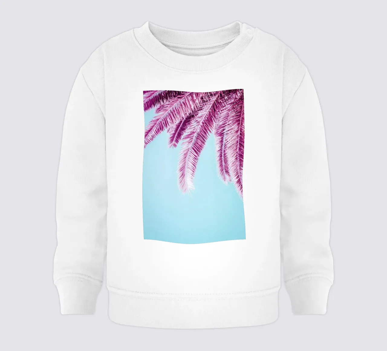 Pink Palm Trees felpa neonato da Victoria Frost