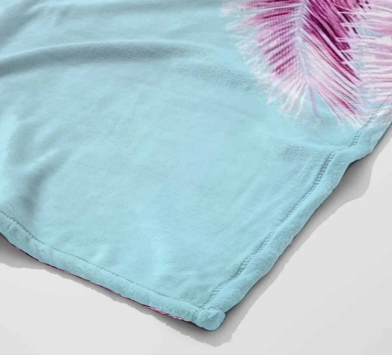 Pink Palm Trees coperta in pile da Victoria Frost