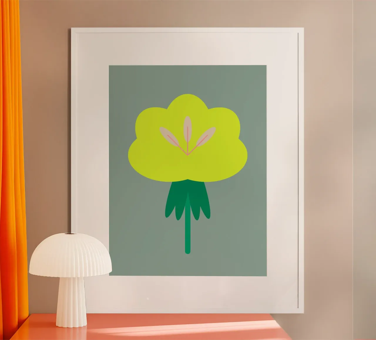 Winterling poster con telaio in alluminio da All Colours
