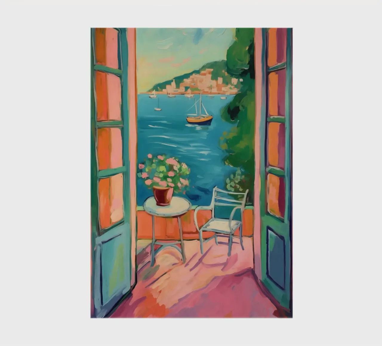 Mediterranean atmosphere notebook by Carinaprint