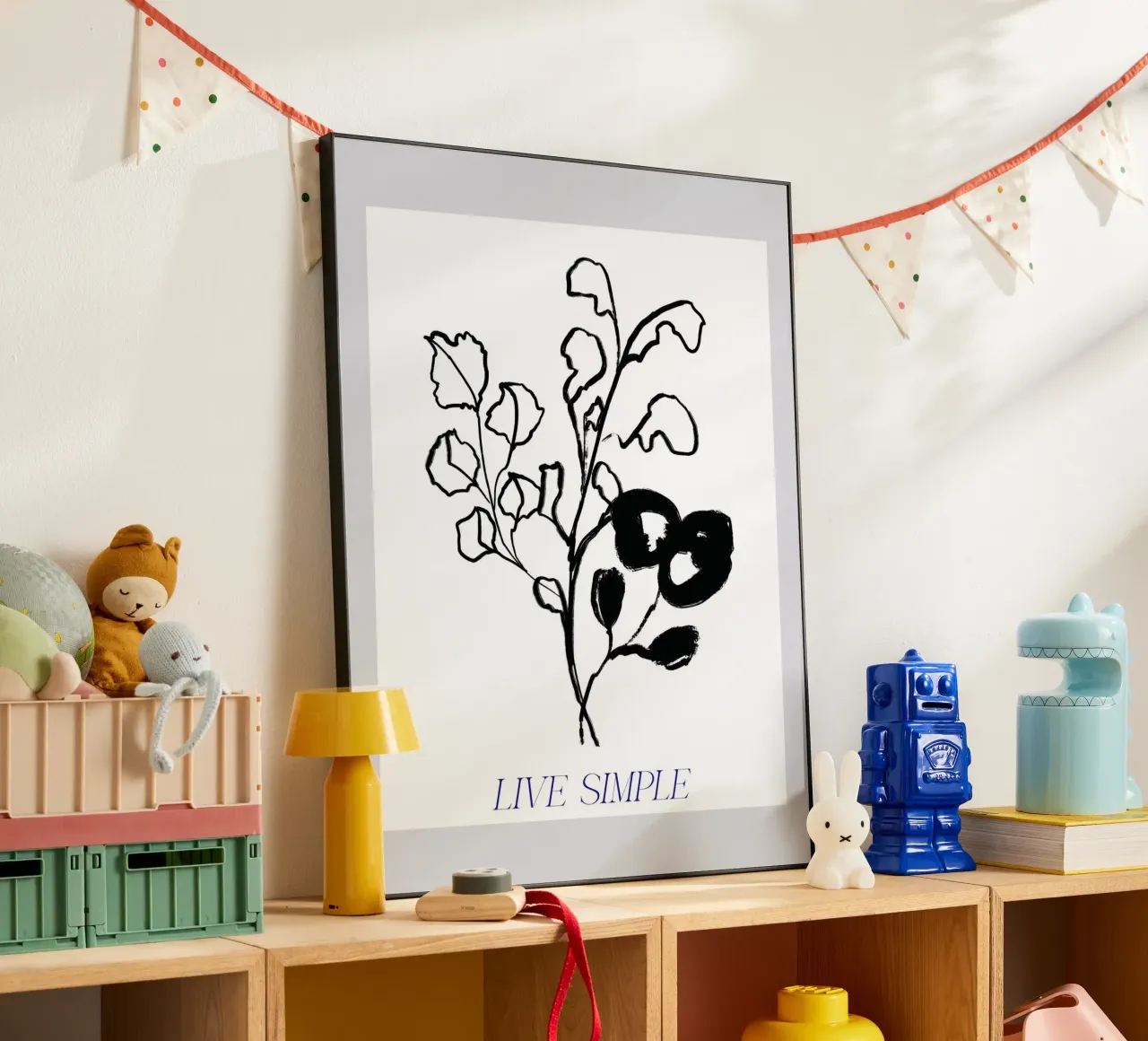 Live Simple No 05 alluminio dibond da treechild