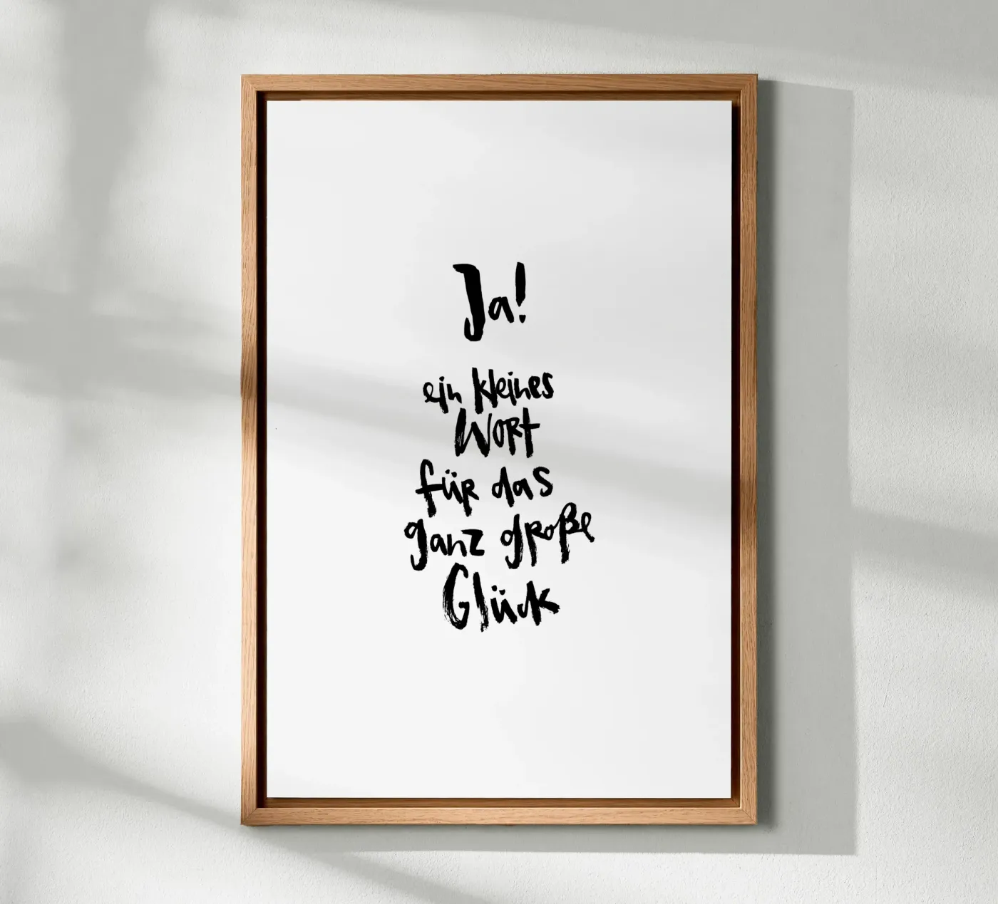 Ja canvas van Brushmeetspaper