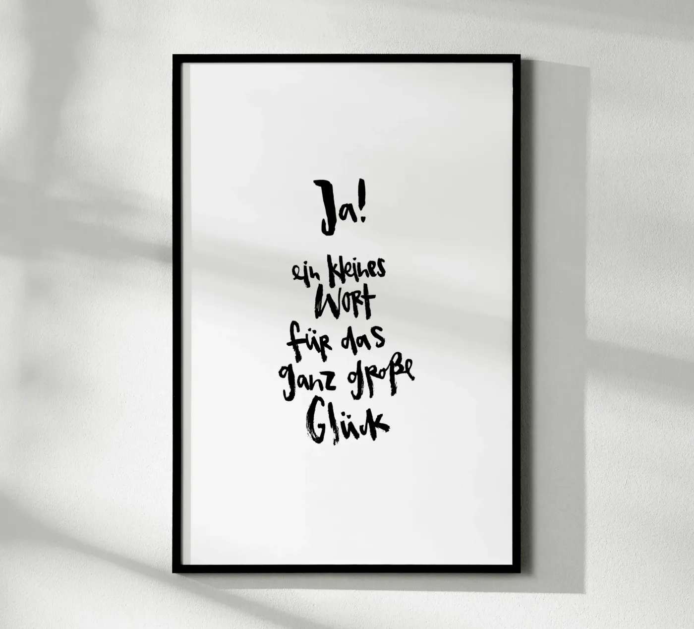 Ja poster de Brushmeetspaper