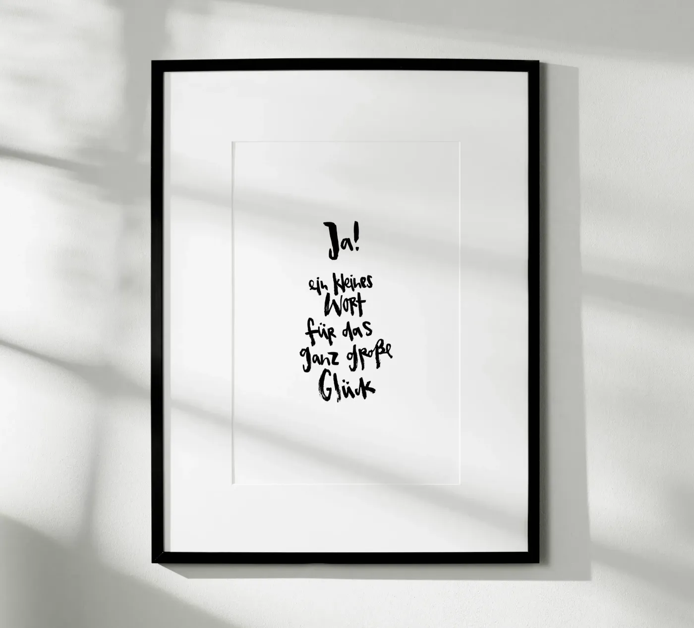 Ja poster de Brushmeetspaper