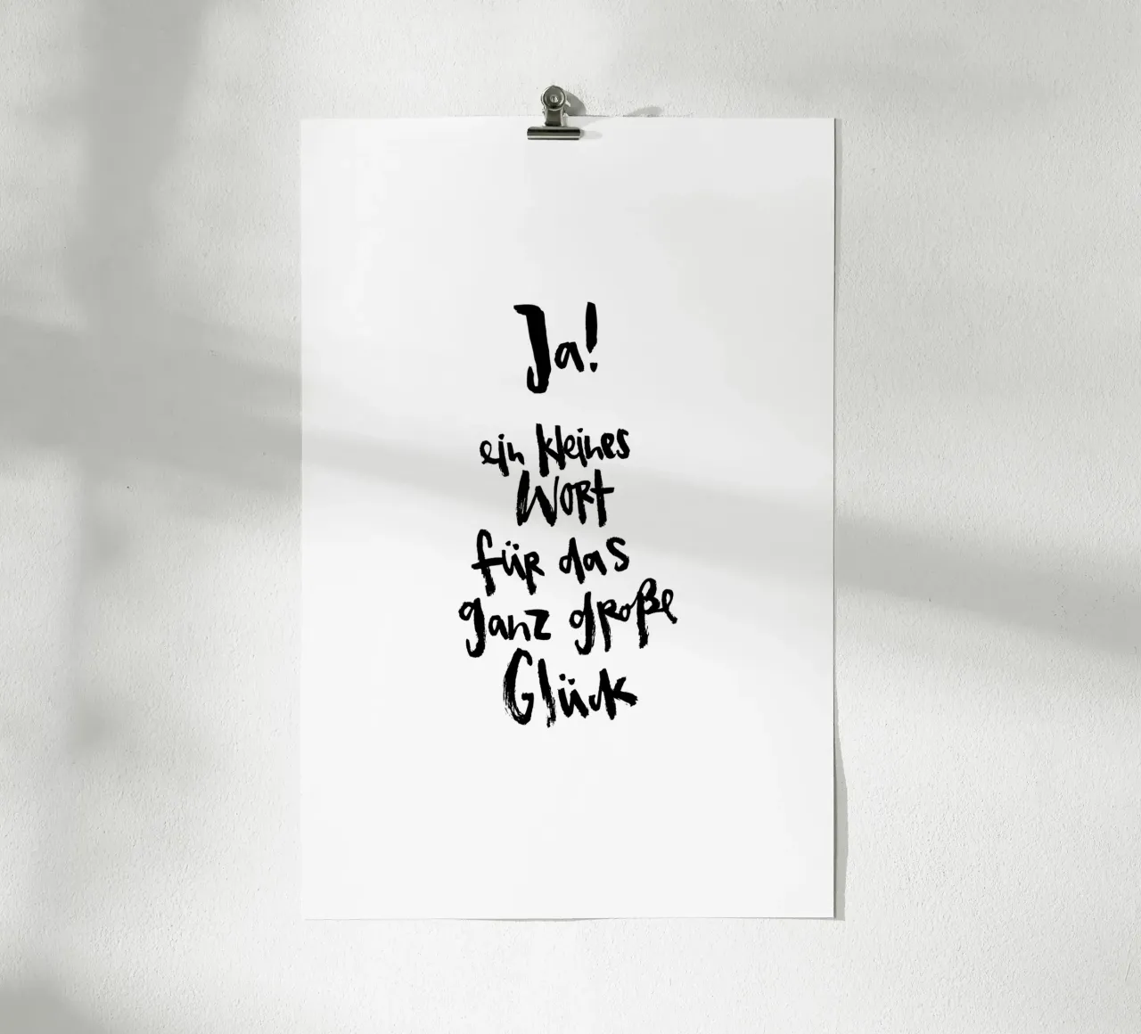 Ja poster da Brushmeetspaper