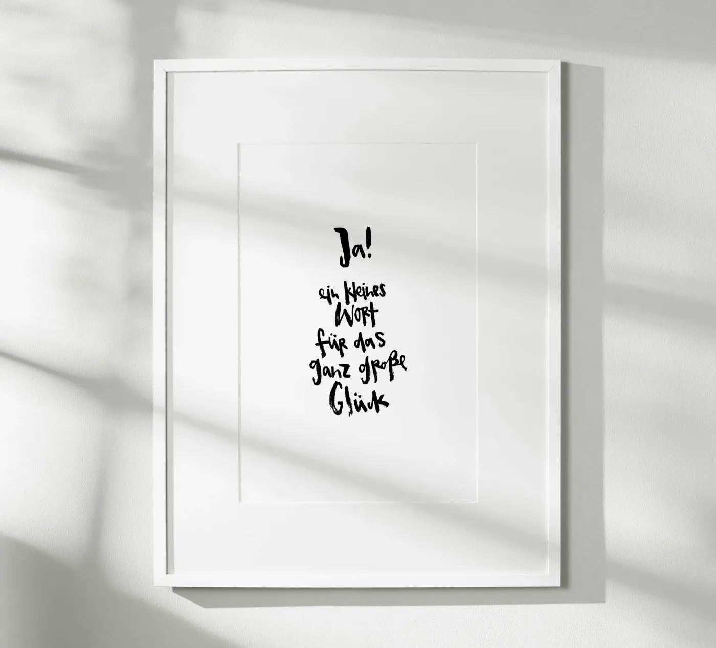 Ja poster de Brushmeetspaper