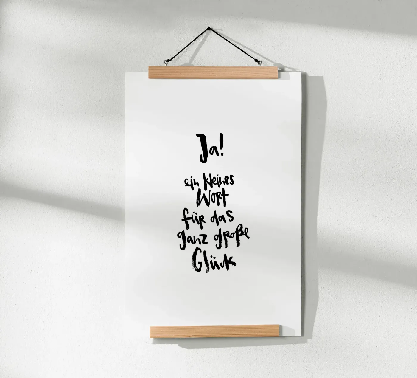 Ja poster de Brushmeetspaper