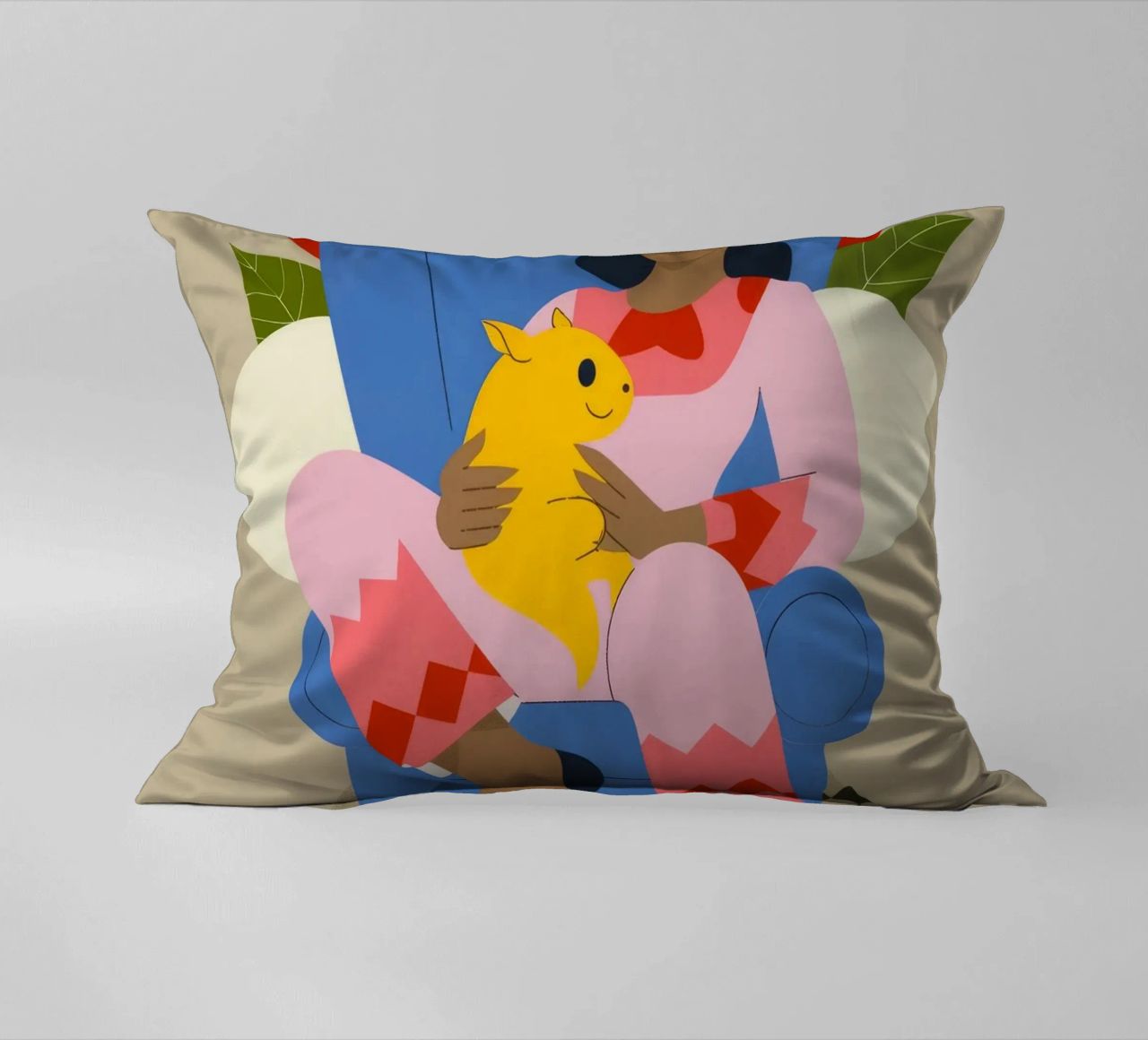 Cozy Companionship Bliss decorative cushion by Prism Palette