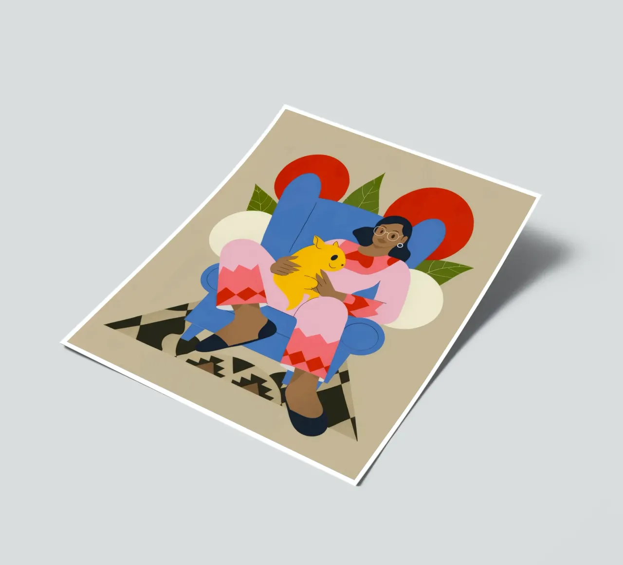 Gemütliches Beisammensein Stickerbogen von Prism Palette