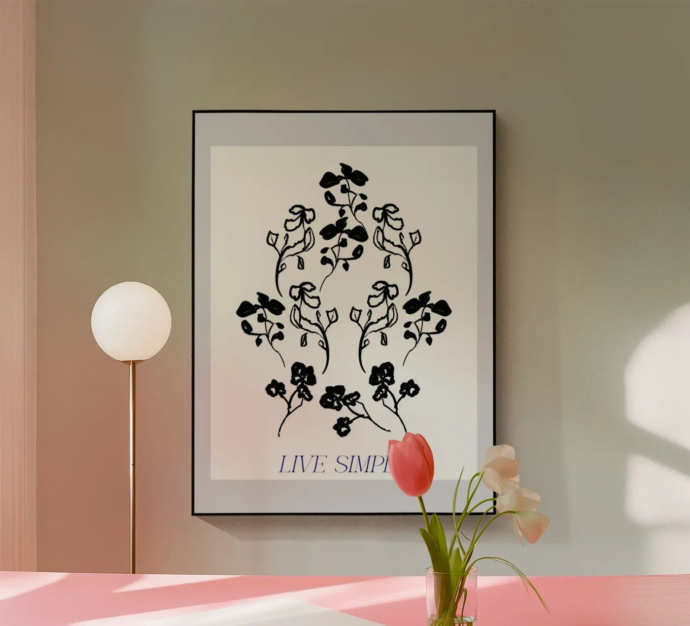 Live Simple No 06 plexiglass da treechild