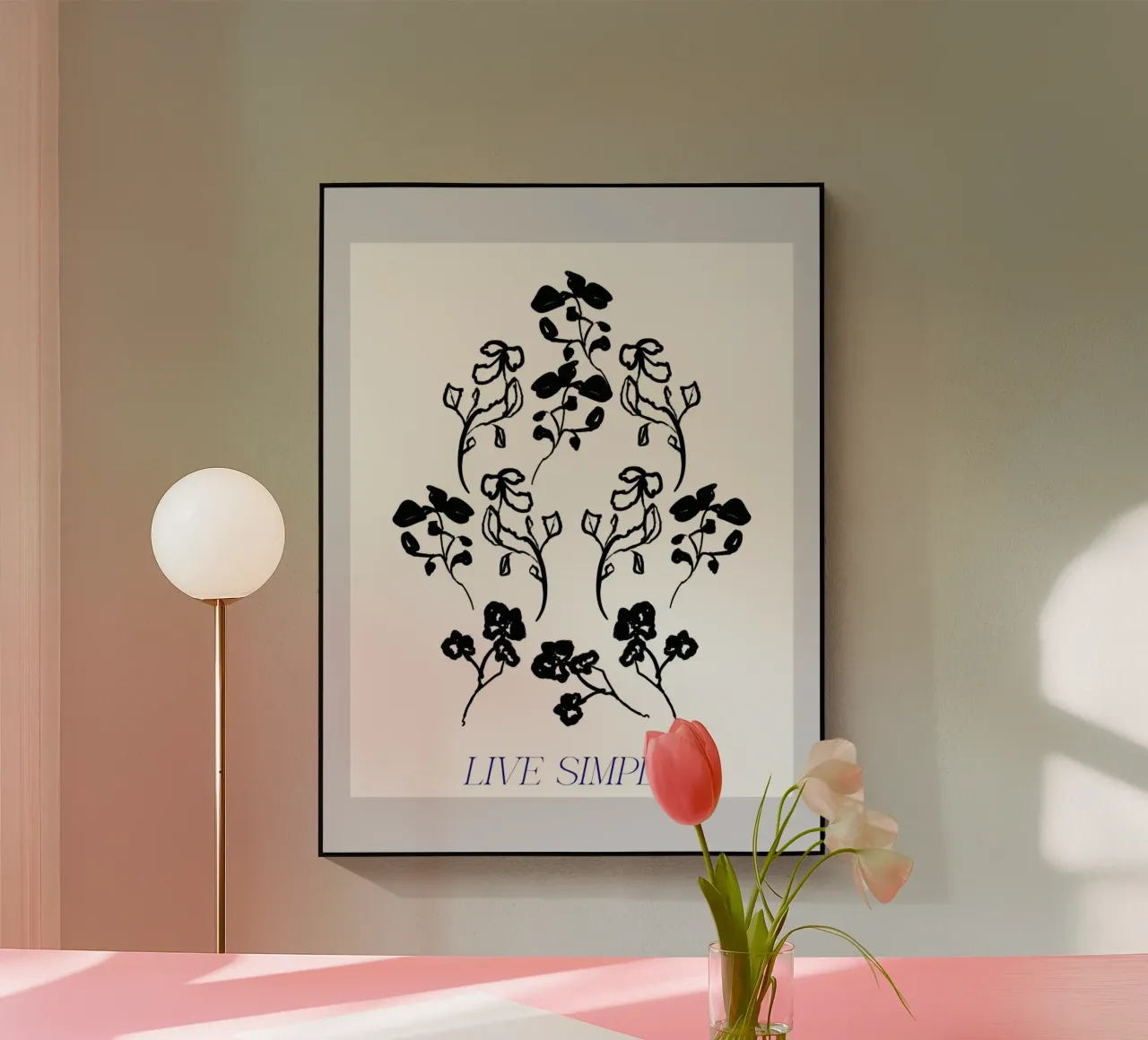 Live Simple No 06 plexiglass da treechild