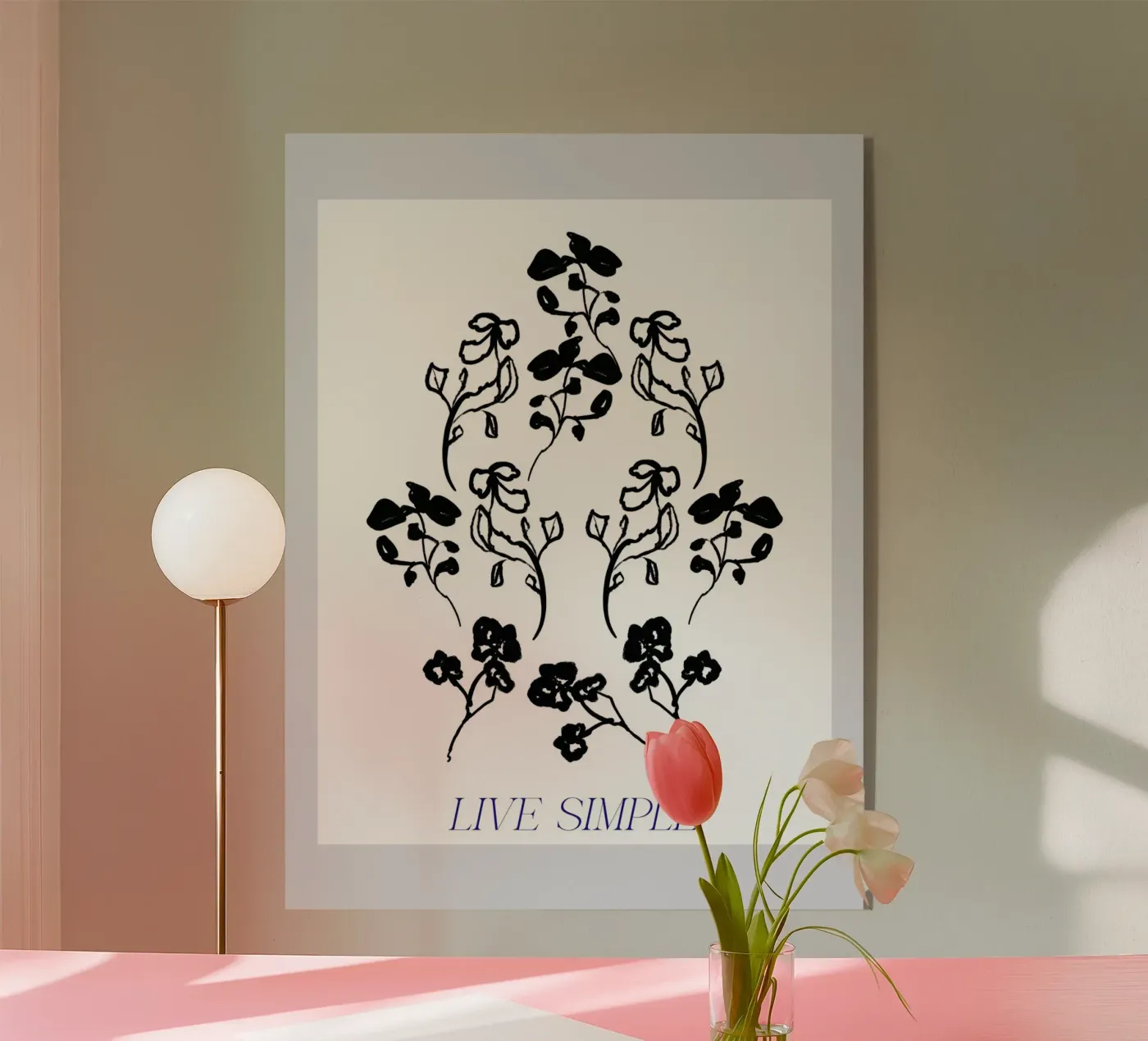 Live Simple No 06 plexiglass da treechild