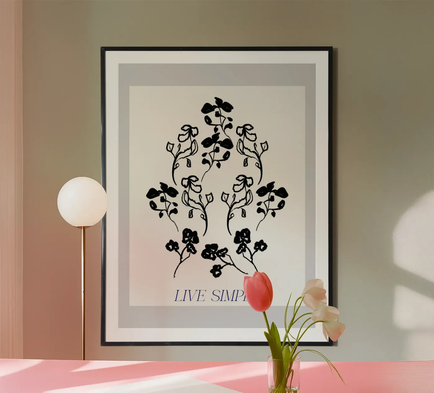 Live Simple No 06 poster da treechild