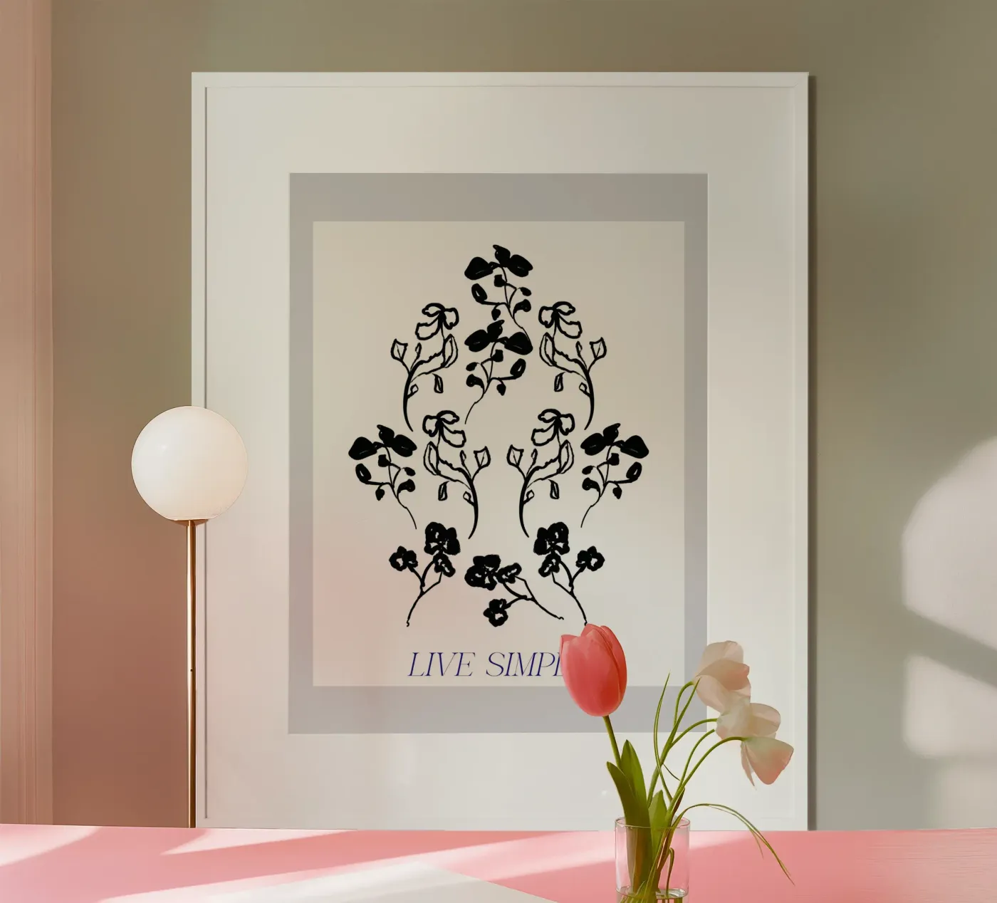 Live Simple No 06 poster da treechild