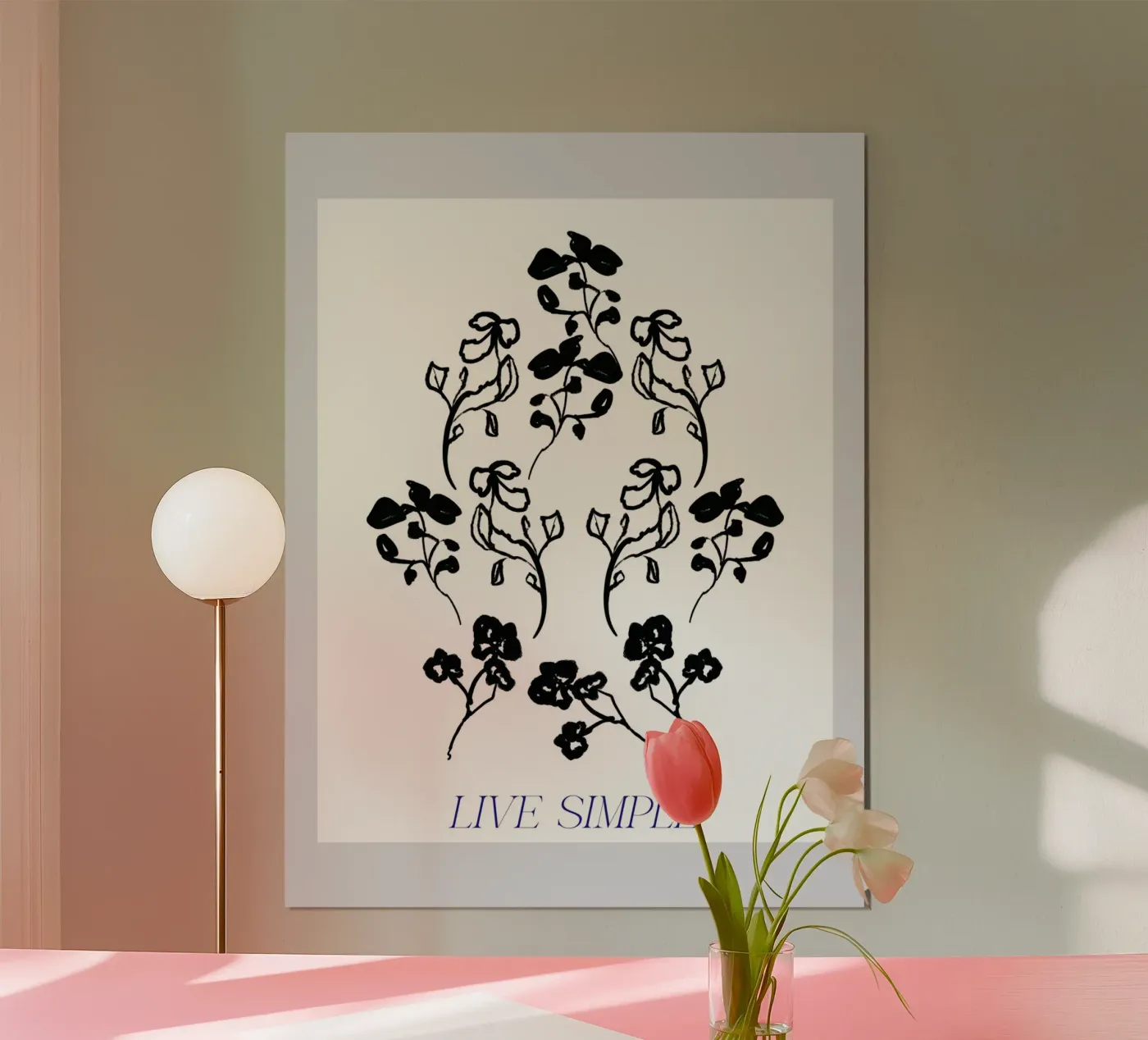 Live Simple No 06 poster da treechild
