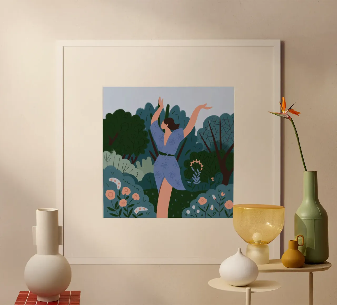 Balletto del Giardino delle Grazie poster da Prism Palette