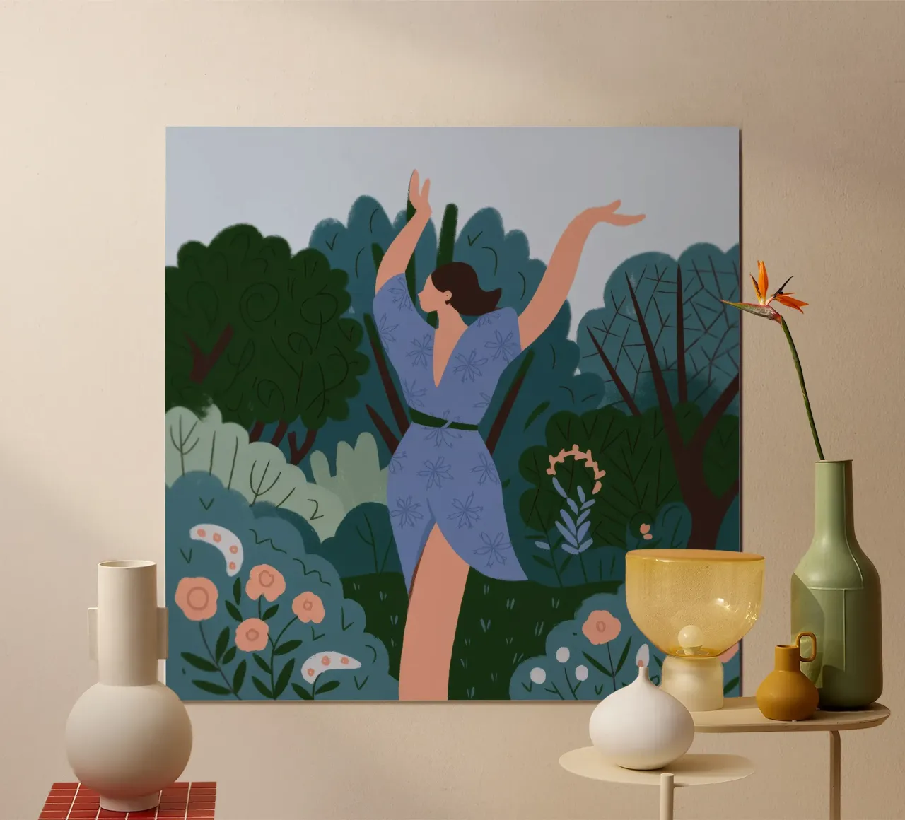 Balletto del Giardino delle Grazie poster da Prism Palette