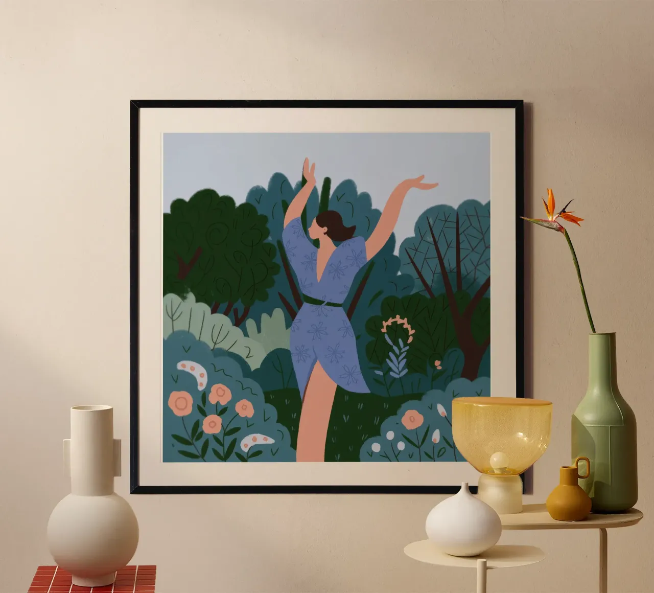 Balletto del Giardino delle Grazie poster da Prism Palette