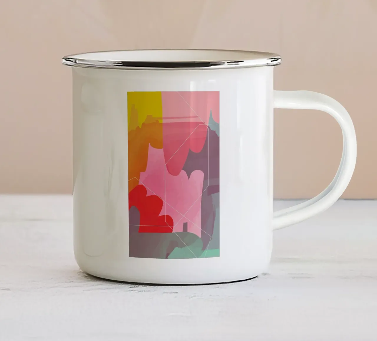 Emi tazza in smalto da XOXO Arte