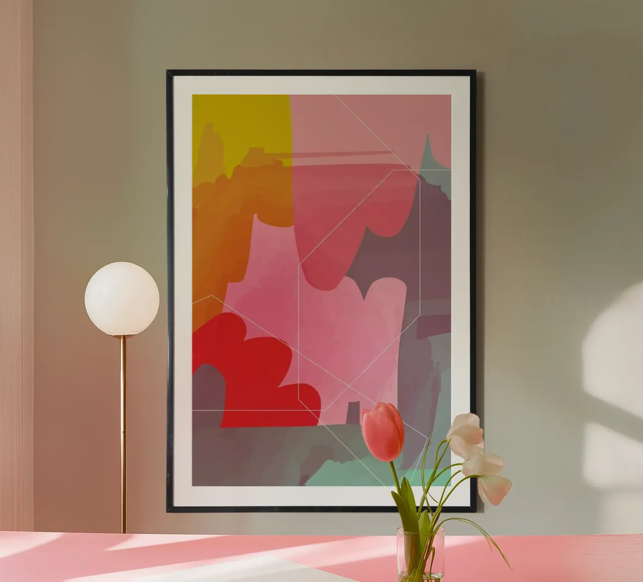 Emi poster con telaio in plastica da XOXO Arte