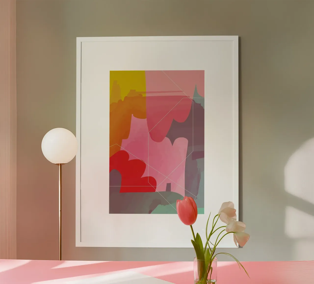 Emi poster con telaio in plastica da XOXO Arte