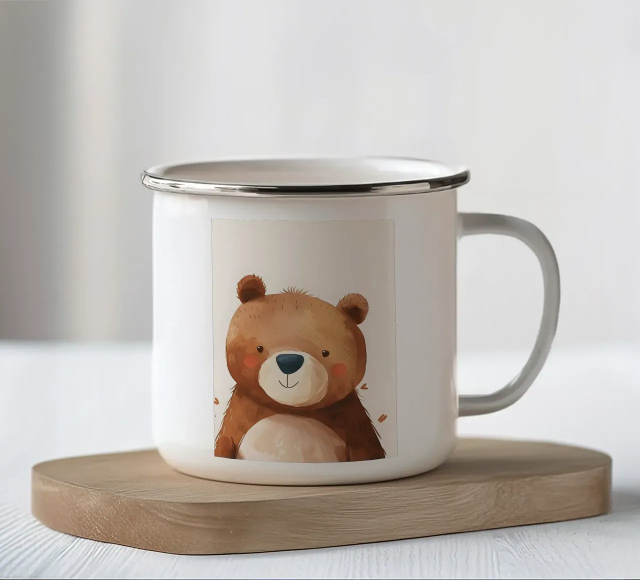 Teddy-Time tazza in smalto da KidzStudio