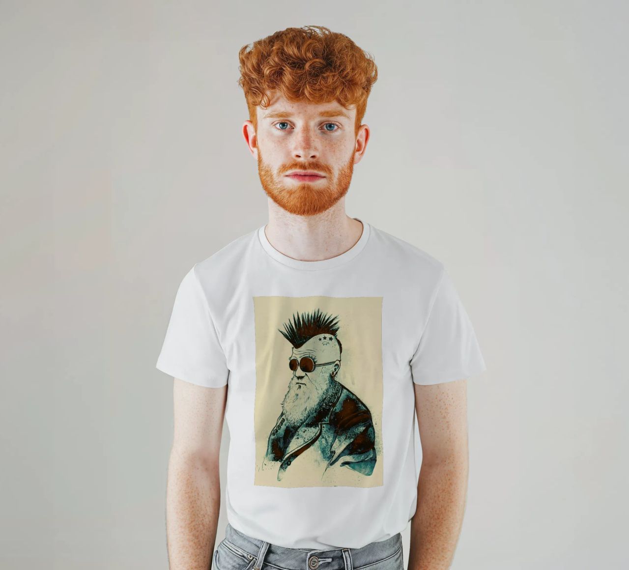 Evolution of Charles t-shirt da Nicebleed