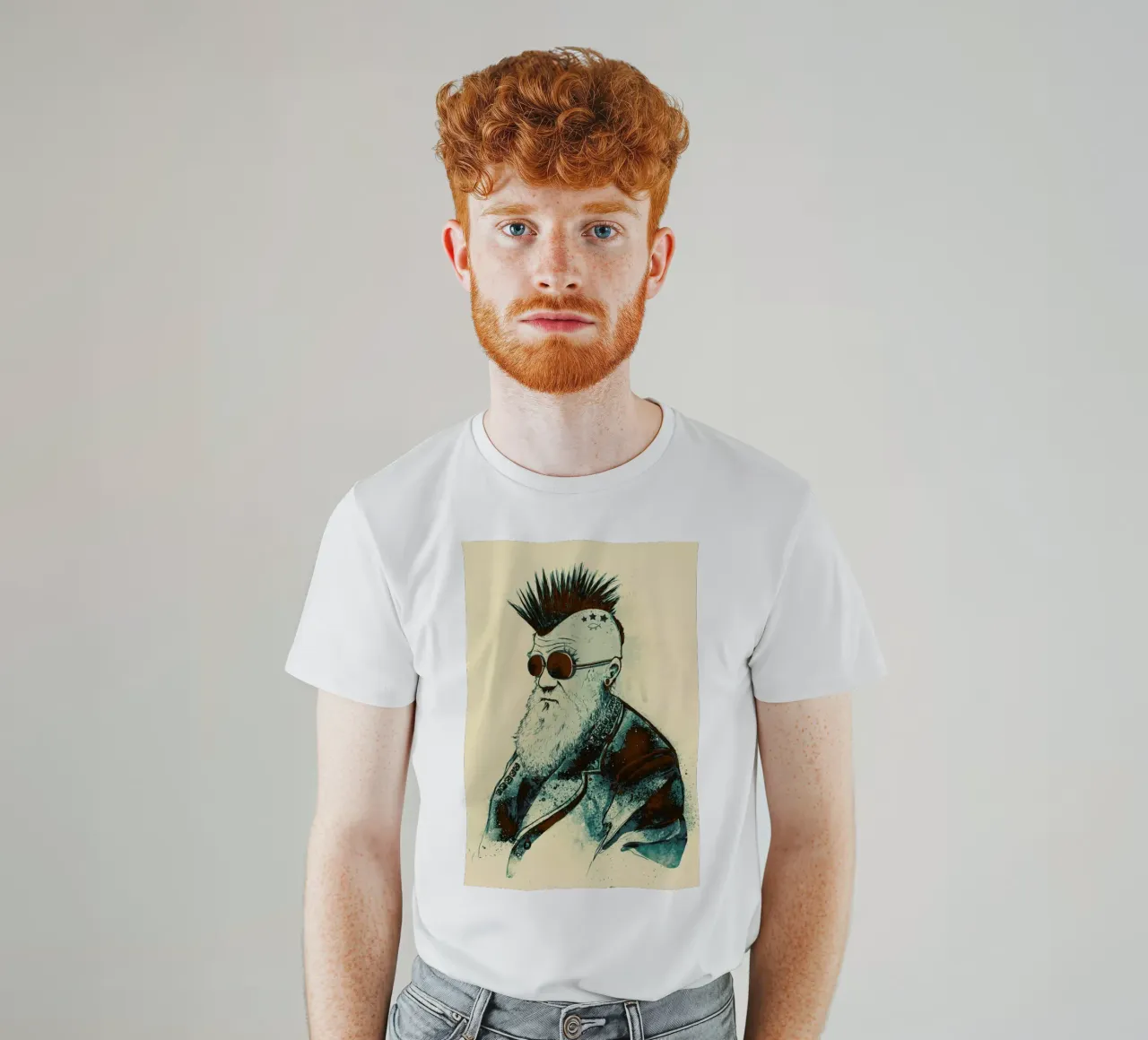 Evolution of Charles t-shirt da Nicebleed