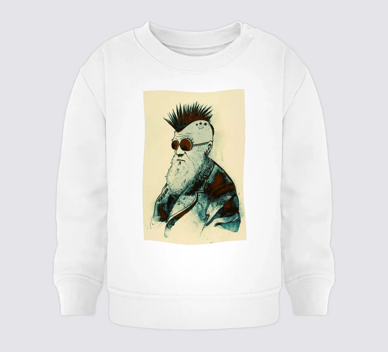 Evolution of Charles Baby Sweatshirt von Nicebleed