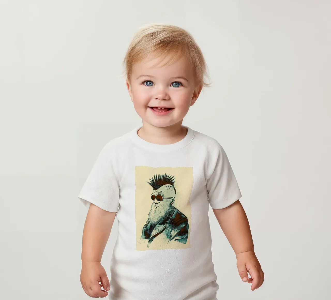 Evolution of Charles maglietta neonato da Nicebleed