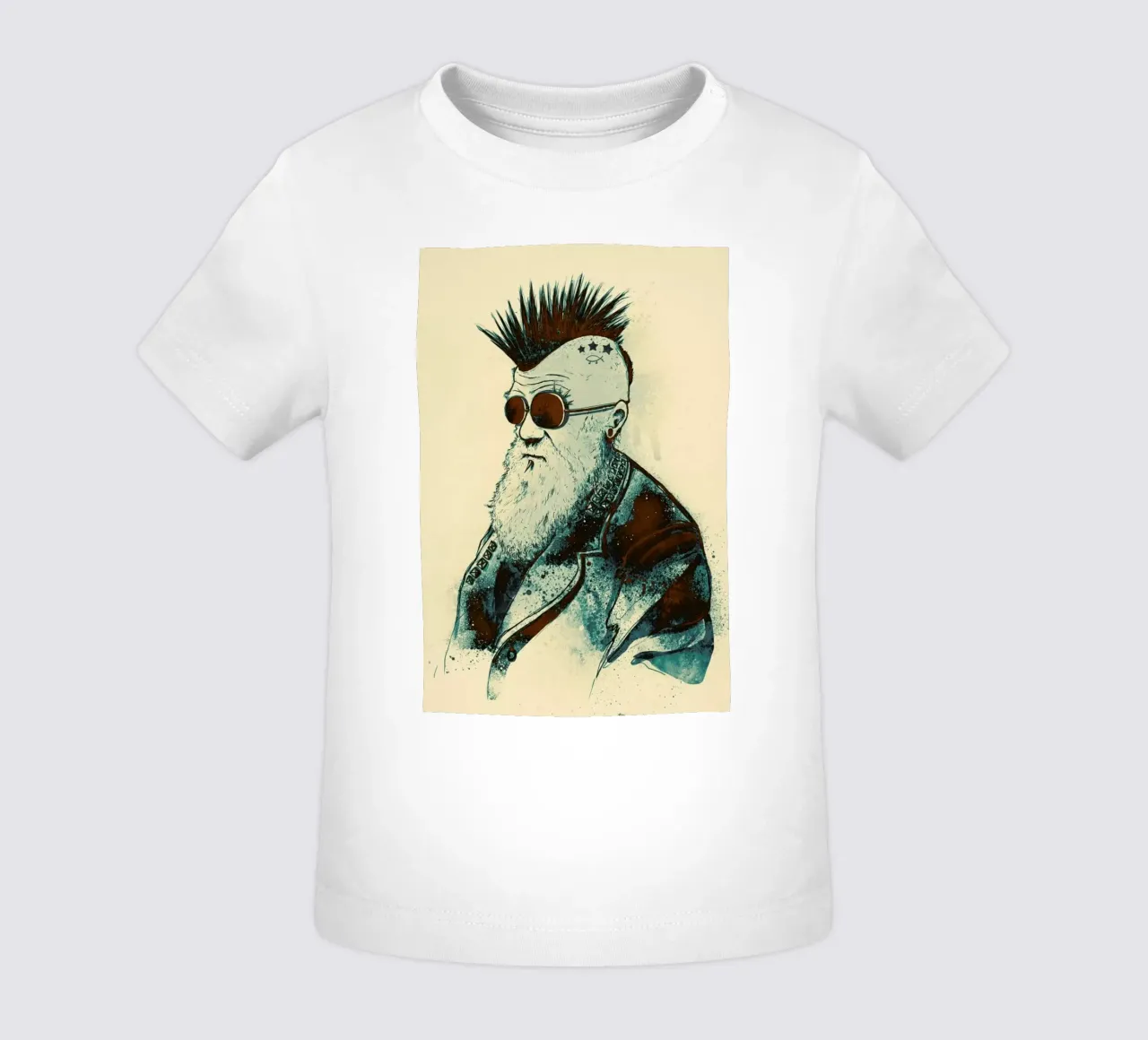 Evolution of Charles camiseta de bebé de Nicebleed