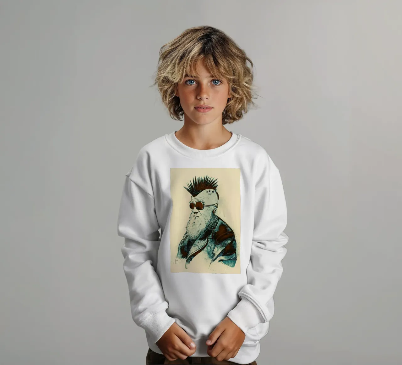 Evolution of Charles sudadera para niño de Nicebleed