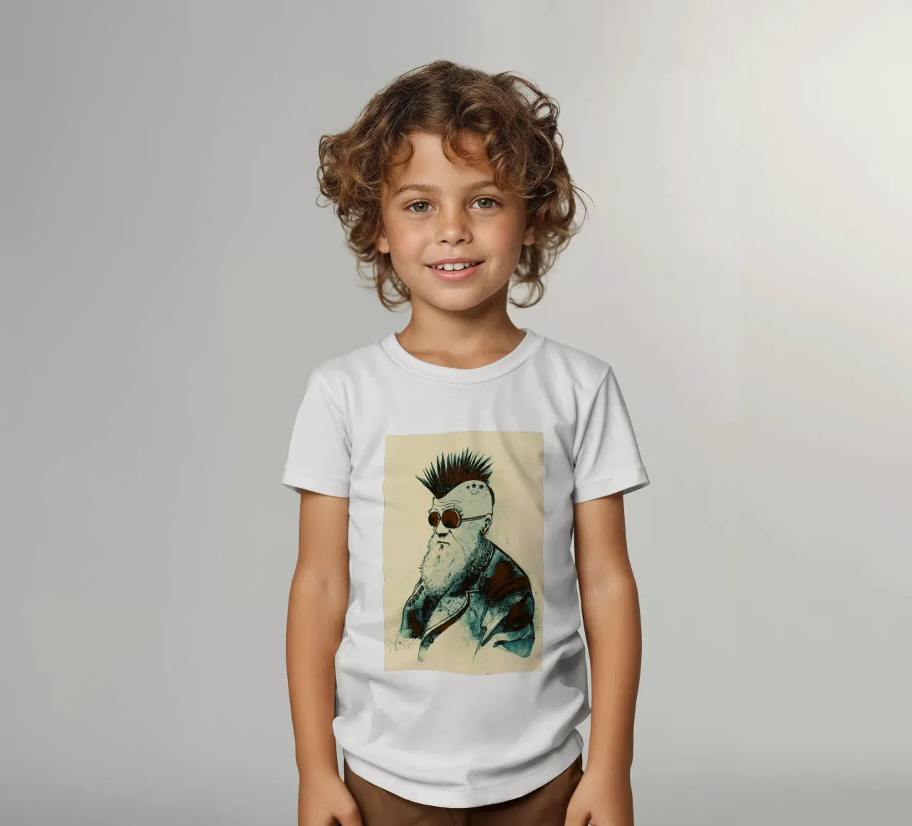 Evolution of Charles t-shirt bambini da Nicebleed