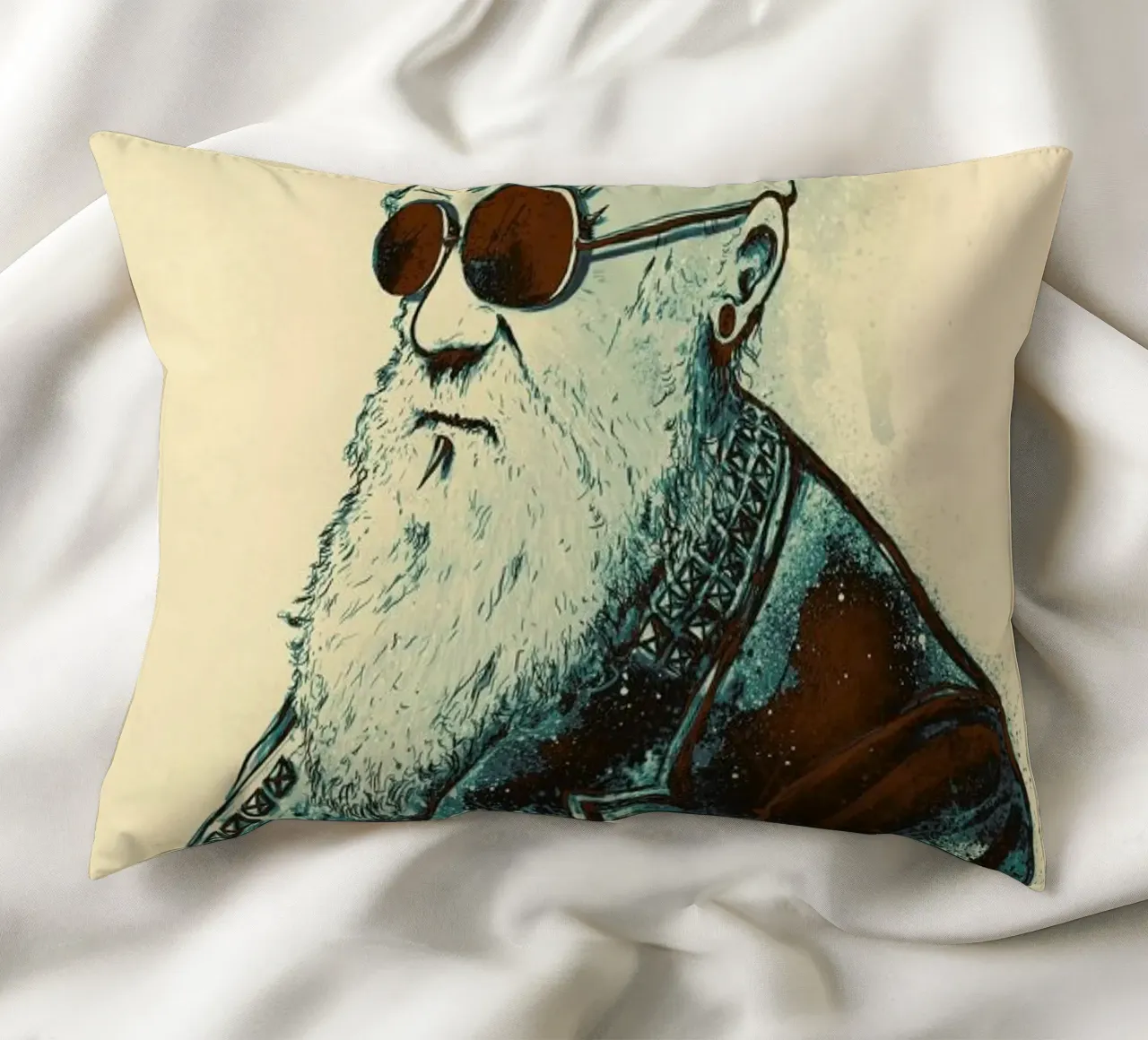 Evolution of Charles decorative cushion by Nicebleed