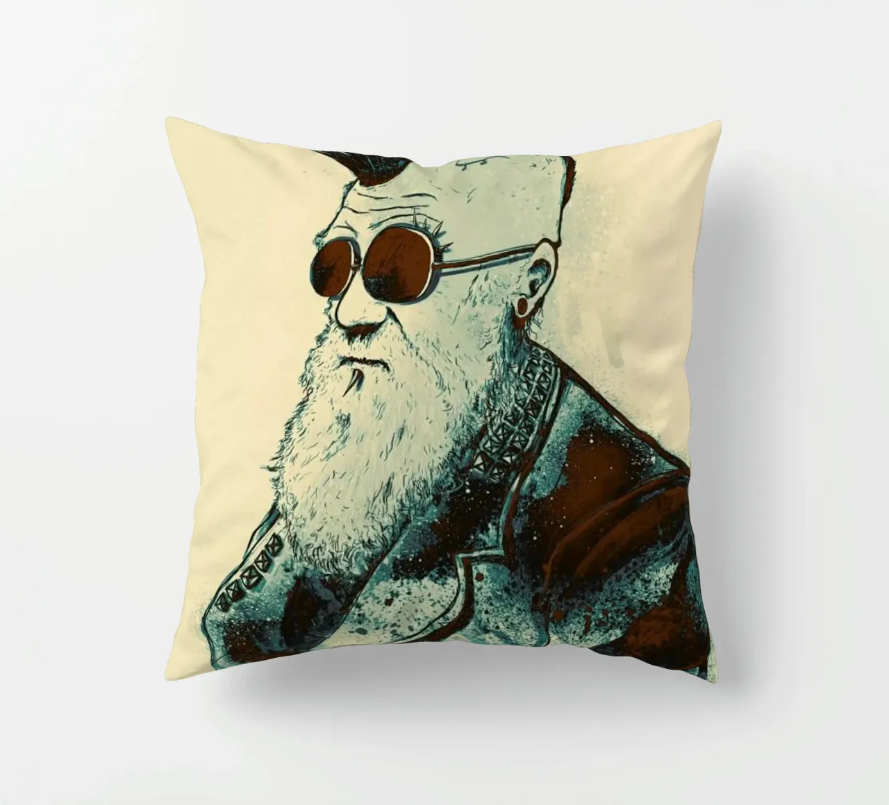 Evolution of Charles decorative cushion by Nicebleed