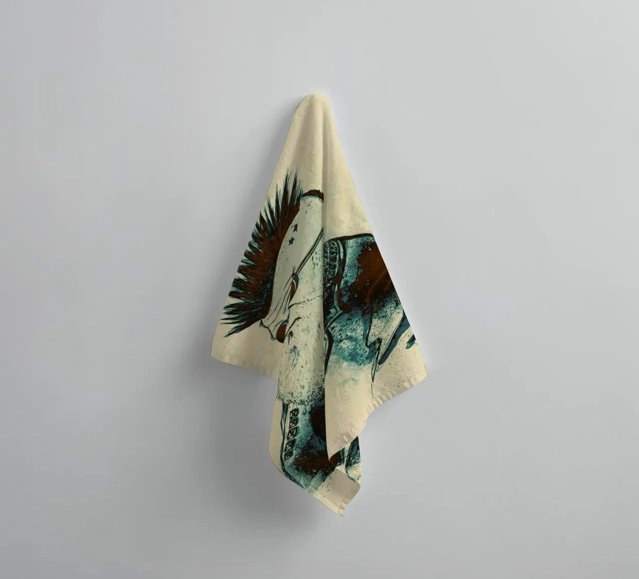 Evolution of Charles asciugamano da bagno da Nicebleed