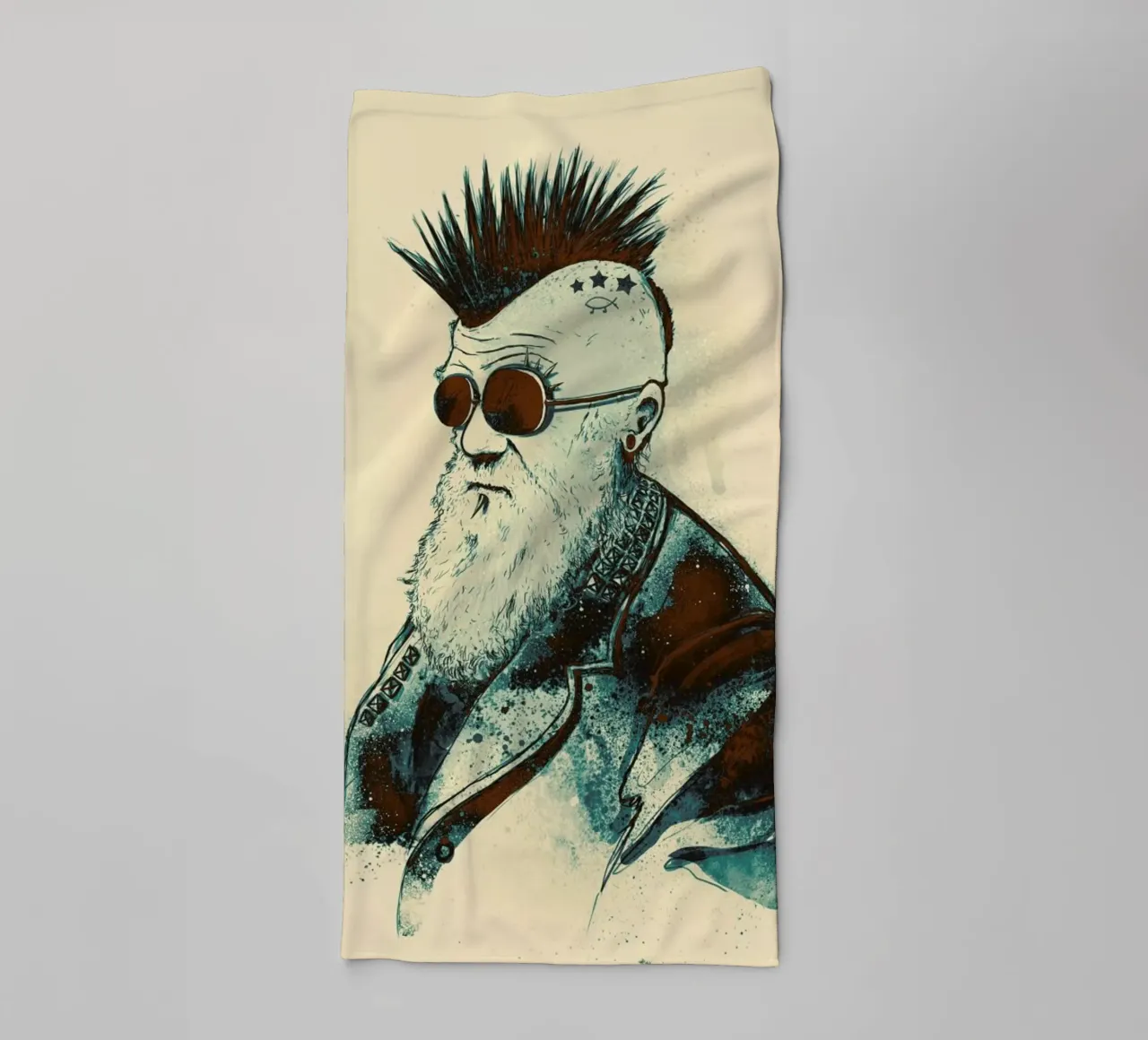 Evolution of Charles asciugamano da bagno da Nicebleed